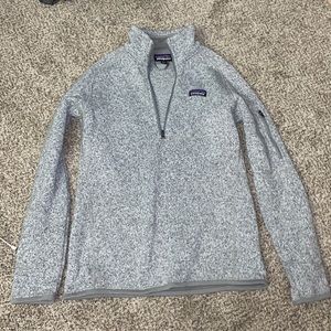 Heathered Grey Patagonia Quarterzip